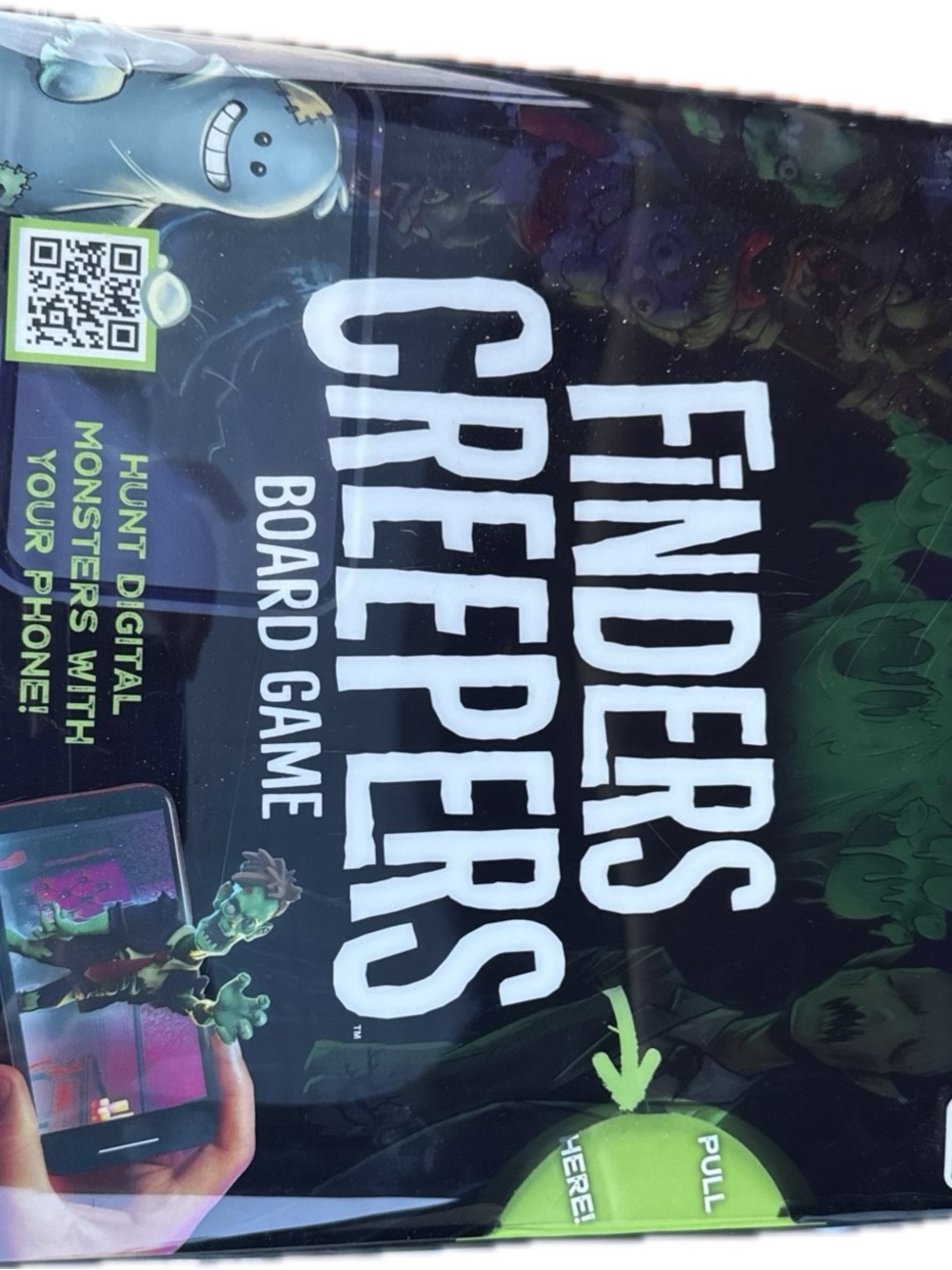 Finders Keepers Finders Creepers Board Game - Black, Purple, Green